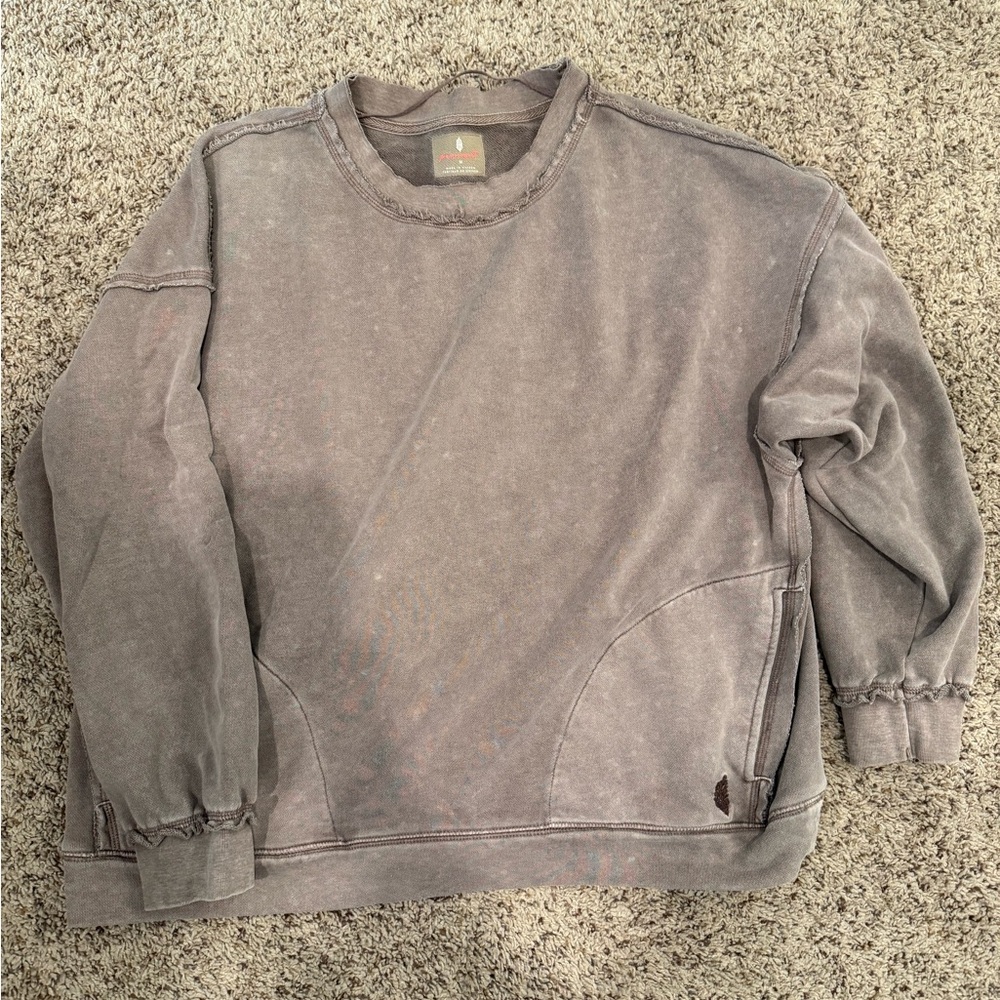 FP movement washed purple crewneck
